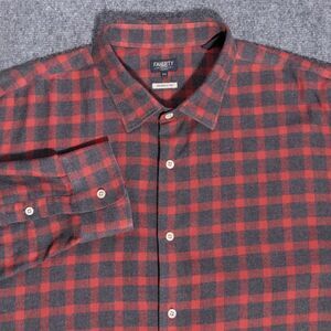 Faherty Reserve Brushed Buffalo Check Button Shirt Flannel Men's XXL Movement